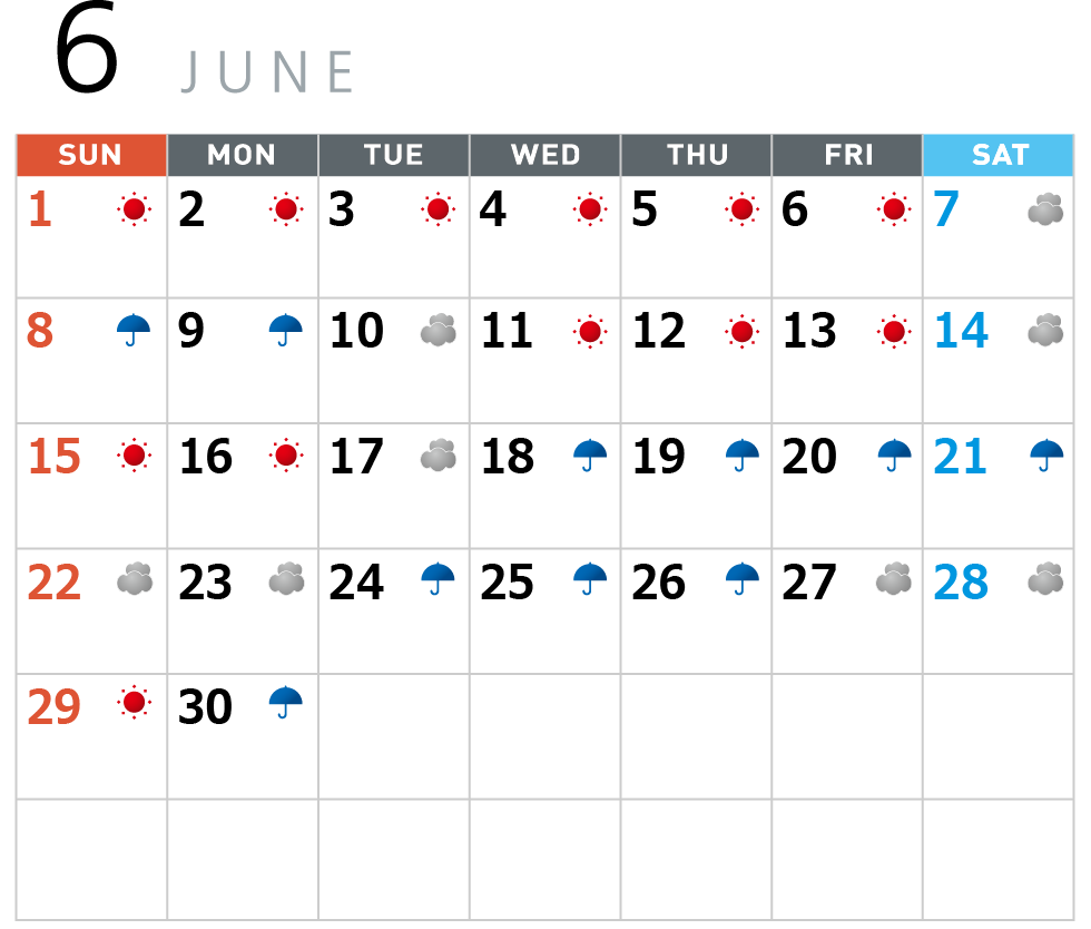 6月
